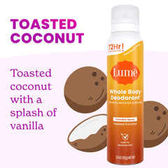 Toasted Coconut | Spray Deodorant 3-Pack