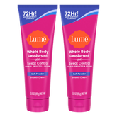 Soft Powder | Cream Deodorant + Sweat Control 2-Pack