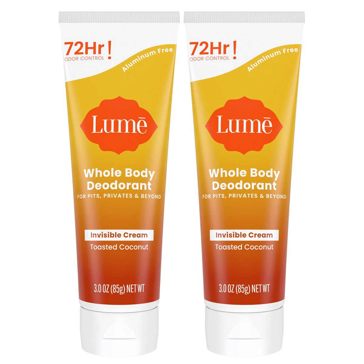 Toasted Coconut | Cream Tube Deodorant 2-Pack