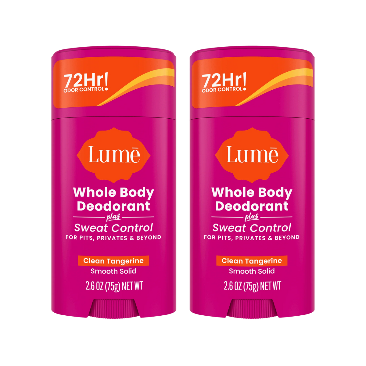 Clean Tangerine | Sweat Control Solid Deodorant 2-Pack
