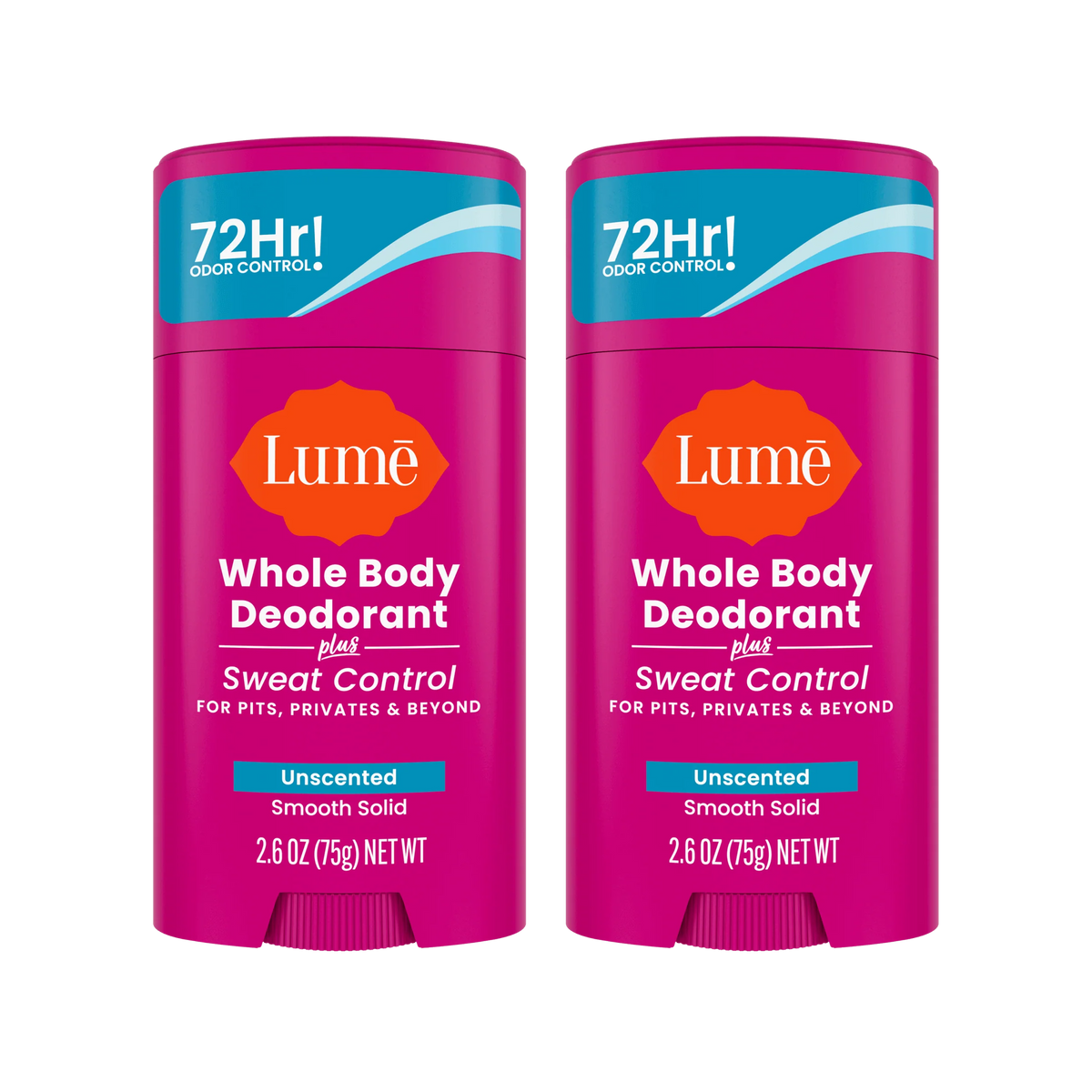 Unscented | Sweat Control Solid Deodorant 2-Pack