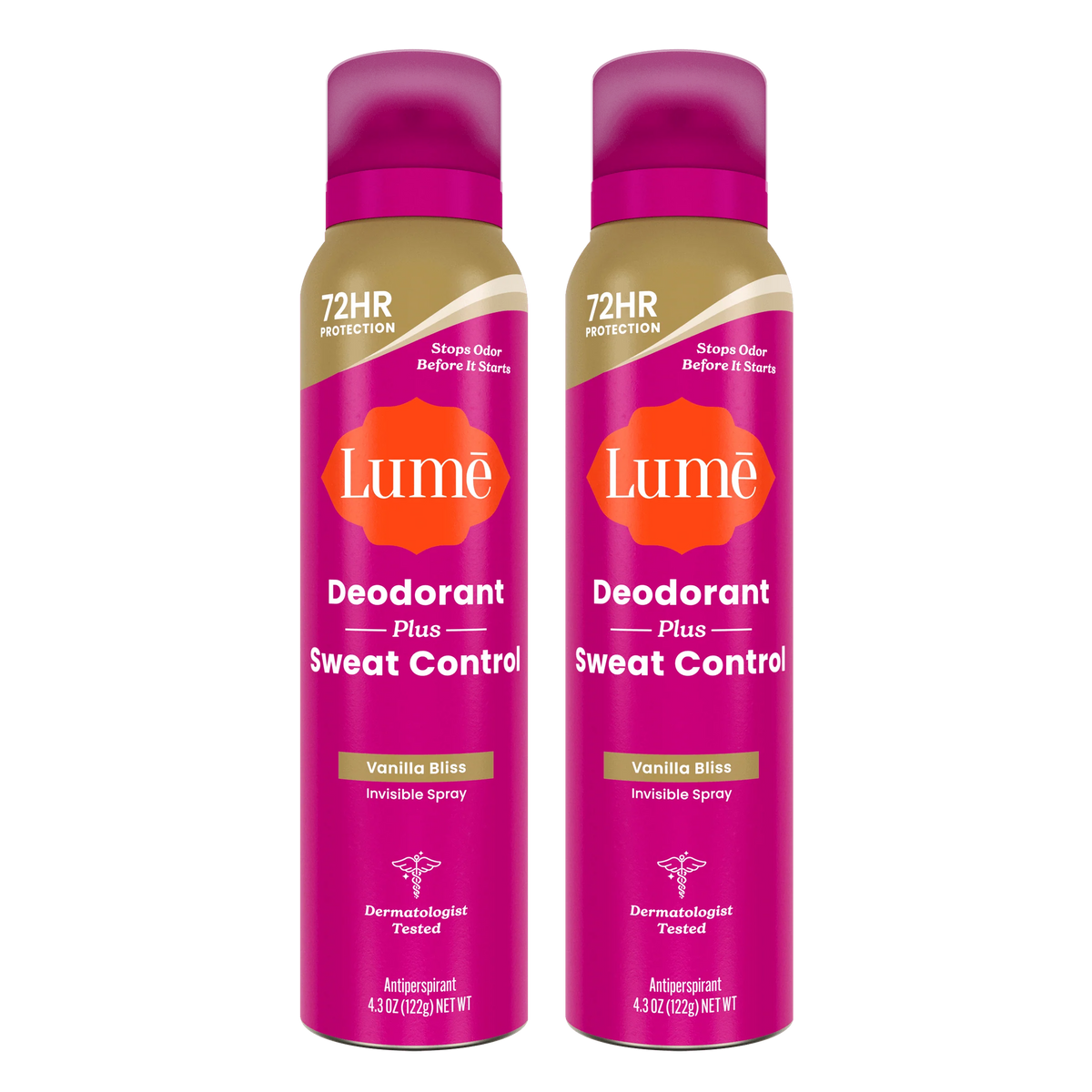 Vanilla Bliss | Sweat Control Spray Deodorant 2-Pack